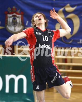 Volleyball. Bundesliga. HYPO VBK Klagenfurt gegen SK Aich/Dob. Alexander Shane (HYPO). Klagenfurt, 13.4.2008
Copyright Kuess

---
pressefotos, pressefotografie, kuess, qs, qspictures, sport, bild, bilder, bilddatenbank