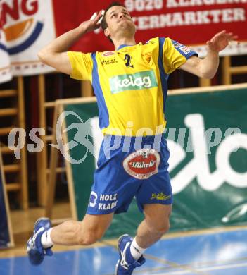 Volleyball. Bundesliga. HYPO VBK Klagenfurt gegen SK Aich/Dob. Miha Kosl (AICH). Klagenfurt, 13.4.2008
Copyright Kuess

---
pressefotos, pressefotografie, kuess, qs, qspictures, sport, bild, bilder, bilddatenbank