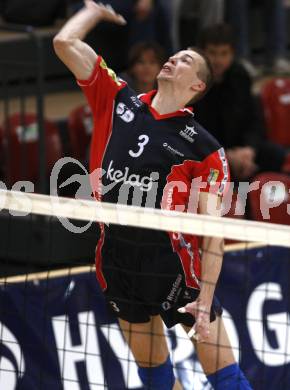 Volleyball. Bundesliga. HYPO VBK Klagenfurt gegen SK Aich/Dob. Martin Vokal (HYPO). Klagenfurt, 13.4.2008
Copyright Kuess

---
pressefotos, pressefotografie, kuess, qs, qspictures, sport, bild, bilder, bilddatenbank