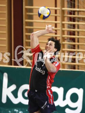 Volleyball. Bundesliga. HYPO VBK Klagenfurt gegen SK Aich/Dob. Adam Simac (HYPO). Klagenfurt, 13.4.2008
Copyright Kuess

---
pressefotos, pressefotografie, kuess, qs, qspictures, sport, bild, bilder, bilddatenbank