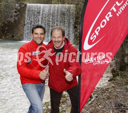 Tscheppaschluchtlauf.  Herbert Maier, Ernst Karl Koschutnigg. Tscheppaschlucht, 16.4.2008
Foto: Kuess
---
pressefotos, pressefotografie, kuess, qs, qspictures, sport, bild, bilder, bilddatenbank