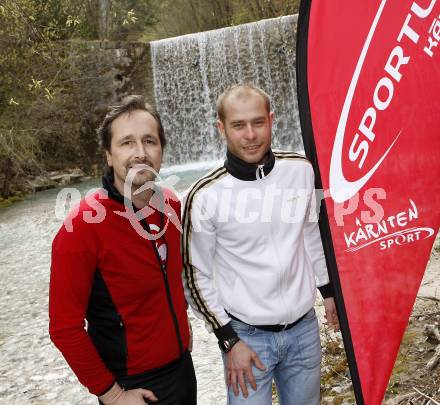 Tscheppaschluchtlauf.  Wolfgang Schantl, Daniel Mesotitsch. Tscheppaschlucht, 16.4.2008
Foto: Kuess
---
pressefotos, pressefotografie, kuess, qs, qspictures, sport, bild, bilder, bilddatenbank