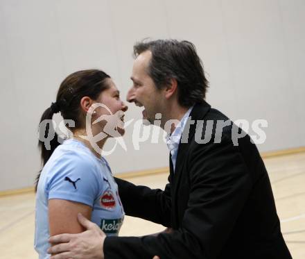 Volleyball Damen Bundesliga. ATSC Wildcats gegen Post SV Wien. Kerstin Pichler Präsident: Dr. Wolfgang Schantl (Wildcats). Klagenfurt, am 16.4.2008.
Copyright Kuess

---
pressefotos, pressefotografie, kuess, qs, qspictures, sport, bild, bilder, bilddatenbank