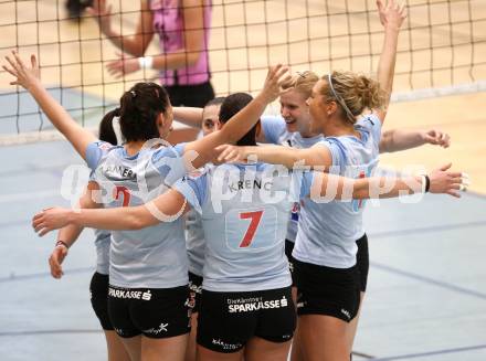 Volleyball Damen Bundesliga. ATSC Wildcats gegen Post SV Wien. Jubel (Wildcats). Klagenfurt, am 16.4.2008.
Copyright Kuess

---
pressefotos, pressefotografie, kuess, qs, qspictures, sport, bild, bilder, bilddatenbank