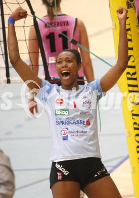 Volleyball Damen Bundesliga. ATSC Wildcats gegen Post SV Wien. HOLNESS "Tasha" Sherline (Wildcats). Klagenfurt, am 16.4.2008.
Copyright Kuess

---
pressefotos, pressefotografie, kuess, qs, qspictures, sport, bild, bilder, bilddatenbank