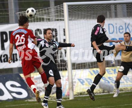 Fussball. Red Zac Bundesliga. FC Kaernten gegen FC Pax Gratkorn. Matthias Sereinig (FCK). Klagenfurt, am 18.4.2008.
Copyright Kuess

---
pressefotos, pressefotografie, kuess, qs, qspictures, sport, bild, bilder, bilddatenbank