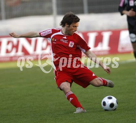 Fussball. Red Zac Bundesliga. FC Kaernten gegen FC Pax Gratkorn. Helmut Koenig (FCK). Klagenfurt, am 18.4.2008.
Copyright Kuess

---
pressefotos, pressefotografie, kuess, qs, qspictures, sport, bild, bilder, bilddatenbank