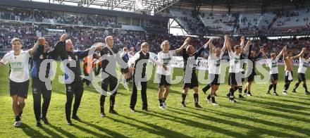 Fussball T-Mobile Bundesliga. SK Austria Kaernten gegen Ried. Jubel Austria Kaernten. Klagenfurt, 20.4.2008.
Copyright Kuess

---
pressefotos, pressefotografie, kuess, qs, qspictures, sport, bild, bilder, bilddatenbank