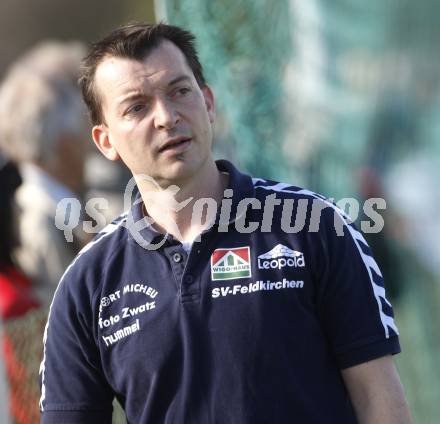 Fussball. Regionalliga. SAK gegen Feldkirchen. Trainer Rudolf Perz (Feldkirchen). Klagenfurt, 19.4.2008.
Copyright Kuess

---
pressefotos, pressefotografie, kuess, qs, qspictures, sport, bild, bilder, bilddatenbank