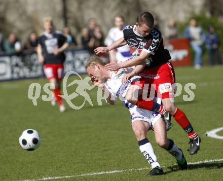 Fussball. Regionalliga. SAK gegen Feldkirchen. Sadjak Simon (SAK), Striednig Patrick Rene (Feldkirchen). Klagenfurt, 19.4.2008.
Copyright Kuess

---
pressefotos, pressefotografie, kuess, qs, qspictures, sport, bild, bilder, bilddatenbank