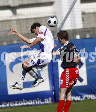 Fussball. Regionalliga. SAK gegen Feldkirchen. Araujo Da silva filho Aldamir (SAK), Hebenstreit David (Feldkirchen). Klagenfurt, 19.4.2008.
Copyright Kuess

---
pressefotos, pressefotografie, kuess, qs, qspictures, sport, bild, bilder, bilddatenbank