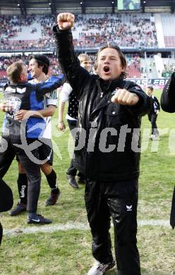 Fussball T-Mobile Bundesliga. SK Austria Kaernten gegen Ried.Jubel Frenkie Schinkels. Klagenfurt, 20.4.2008.
Copyright Kuess

---
pressefotos, pressefotografie, kuess, qs, qspictures, sport, bild, bilder, bilddatenbank