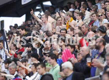 Fussball T-Mobile Bundesliga. SK Austria Kaernten gegen Ried. Fans  (Kaernten). Klagenfurt, 20.4.2008.
Copyright Kuess

---
pressefotos, pressefotografie, kuess, qs, qspictures, sport, bild, bilder, bilddatenbank