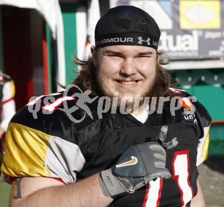 American Football. Carinthian Black Lions gegen Badalona Dracs (Spanien). Michael Kuscher (Lions). Klagenfurt, 19.4.2008.
Copyright Kuess

---
pressefotos, pressefotografie, kuess, qs, qspictures, sport, bild, bilder, bilddatenbank