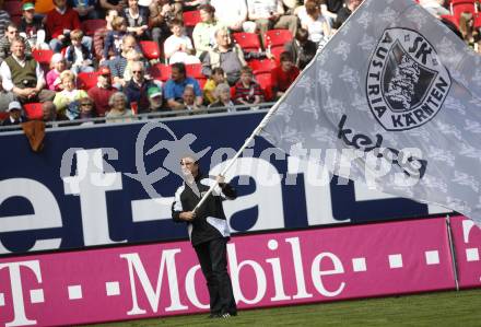 Fussball T-Mobile Bundesliga. SK Austria Kaernten gegen Ried. Austria Kaernten Fahne. Klagenfurt, 20.4.2008.
Copyright Kuess

---
pressefotos, pressefotografie, kuess, qs, qspictures, sport, bild, bilder, bilddatenbank