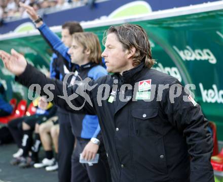 Fussball T-Mobile Bundesliga. SK Austria Kaernten gegen Ried. Trainer Frenkie Schinkels (Kaernten). Klagenfurt, 20.4.2008.
Copyright Kuess

---
pressefotos, pressefotografie, kuess, qs, qspictures, sport, bild, bilder, bilddatenbank