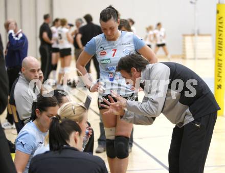 Volleyball Damen Bundesliga. ATSC Wildcats gegen Post SV Wien. Trainer Helmut Voggenberger (Wildcats). Klagenfurt, am 23.4.2008.
Copyright Kuess

---
pressefotos, pressefotografie, kuess, qs, qspictures, sport, bild, bilder, bilddatenbank