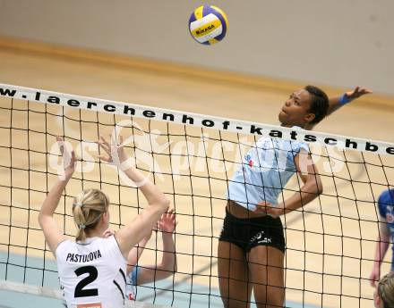 Volleyball Damen Bundesliga. ATSC Wildcats gegen Post SV Wien. HOLNESS "Tasha" Sherline (Wildcats). Klagenfurt, am 23.4.2008.
Copyright Kuess

---
pressefotos, pressefotografie, kuess, qs, qspictures, sport, bild, bilder, bilddatenbank