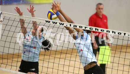 Volleyball Damen Bundesliga. ATSC Wildcats gegen Post SV Wien. PRAEPROST Maja ,HOLNESS "Tasha" Sherline(Wildcats). Klagenfurt, am 23.4.2008.
Copyright Kuess

---
pressefotos, pressefotografie, kuess, qs, qspictures, sport, bild, bilder, bilddatenbank