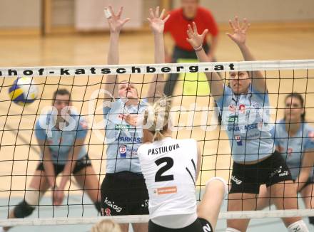 Volleyball Damen Bundesliga. ATSC Wildcats gegen Post SV Wien. Sigrid Sumper, Kerstin Pichler (Wildcats). Klagenfurt, am 23.4.2008.
Copyright Kuess

---
pressefotos, pressefotografie, kuess, qs, qspictures, sport, bild, bilder, bilddatenbank