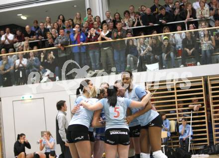 Volleyball Damen Bundesliga. ATSC Wildcats gegen Post SV Wien. Jubel Wildcats (Wildcats). Fans. Klagenfurt, am 23.4.2008.
Copyright Kuess

---
pressefotos, pressefotografie, kuess, qs, qspictures, sport, bild, bilder, bilddatenbank