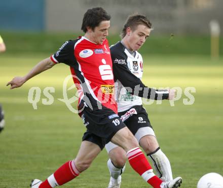 Fussball Regionalliga. WAC/St.Andrae gegen TSV Hartberg.  Roj Rok (St.Andrae), Kölbl Michael (Hartberg). St. Andrae, am 25.4.2008.
Copyright Kuess

---
pressefotos, pressefotografie, kuess, qs, qspictures, sport, bild, bilder, bilddatenbank