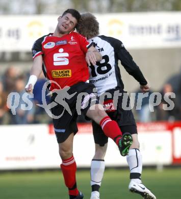 Fussball Regionalliga. WAC/St.Andrae gegen TSV Hartberg. Samitsch Christian (St.Andrae),Rodler Martin (Hartberg). St. Andrae, am 25.4.2008.
Copyright Kuess

---
pressefotos, pressefotografie, kuess, qs, qspictures, sport, bild, bilder, bilddatenbank