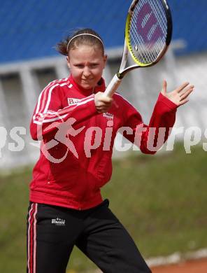 Tennis Nachwuchs.  Sarah Kanduth. Klagenfurt, am 26.4.2008.
Foto: Kuess 
---
pressefotos, pressefotografie, kuess, qs, qspictures, sport, bild, bilder, bilddatenbank