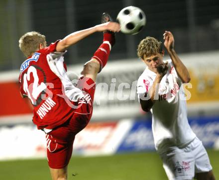 Fussball Red Zac Bundesliga. FC Kaernten gegen Trenkwalder SKS. Thomas Hinum (FCK). Klagenfurt, am 29.4.2008.
Copyright Kuess

---
pressefotos, pressefotografie, kuess, qs, qspictures, sport, bild, bilder, bilddatenbank