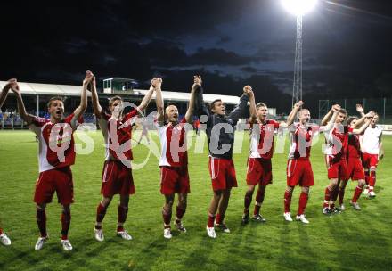 Fussball Red Zac Bundesliga. FC Kaernten gegen Trenkwalder SKS. Jubel (FCK). Klagenfurt, am 29.4.2008.
Copyright Kuess

---
pressefotos, pressefotografie, kuess, qs, qspictures, sport, bild, bilder, bilddatenbank