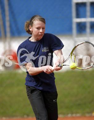 Tennis Nachwuchs. Karoline Slugal. Klagenfurt, am 26.4.2008.
Foto: Kuess 
---
pressefotos, pressefotografie, kuess, qs, qspictures, sport, bild, bilder, bilddatenbank