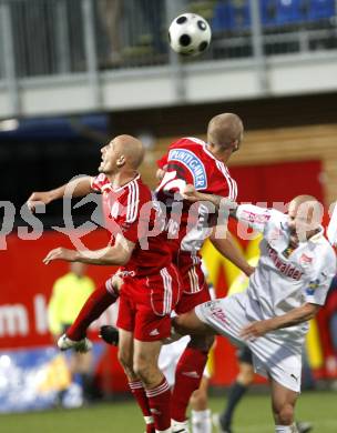 Fussball Red Zac Bundesliga. FC Kaernten gegen Trenkwalder SKS. Aljosa Vojnovic, Ludek Zelenka (FCK). Klagenfurt, am 29.4.2008.
Copyright Kuess

---
pressefotos, pressefotografie, kuess, qs, qspictures, sport, bild, bilder, bilddatenbank