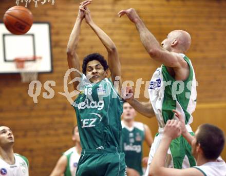 Basketball Kaerntner Liga. KOS Klagenfurt gegen Woerthersee Piraten. Nenad Videka (KOS), Samuel Bachlechner (Piraten). Klagenfurt, am 29.4.2008.
Foto: Kuess
---
pressefotos, pressefotografie, kuess, qs, qspictures, sport, bild, bilder, bilddatenbank