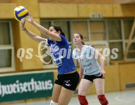 Volleyball. Bundesliiga. ATSC Sparkasse Wildcats gegen Post SV Wien. PICHLER Kerstin, KAADEN Elena (Wildcats)
Wien, 30.4.2008.
Copyright Kuess

---
pressefotos, pressefotografie, kuess, qs, qspictures, sport, bild, bilder, bilddatenbank