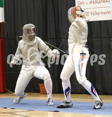 Fechten. Degen, Florett, Saebel. Weltcupturnier Finale. Jacobsen (USA), Perrus (FRA). Klagenfurt, am 4.5.2008
Copyright Kuess

---
pressefotos, pressefotografie, kuess, qs, qspictures, sport, bild, bilder, bilddatenbank