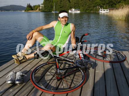 Triathlon. Schwimmen, Radfahren, Laufen. Gernot Seidl. Klagenfurt, am 12.5.2008.
Copyright Kuess

---
pressefotos, pressefotografie, kuess, qs, qspictures, sport, bild, bilder, bilddatenbank