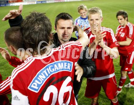 Fussball Red Zac Bundesliga. FC Kaernten gegen SC/ESV Parndorf. Nenad Bjelica, Thomas Hinum (FCK). Klagenfurt, am 16.5.2008.
Copyright Kuess

---
pressefotos, pressefotografie, kuess, qs, qspictures, sport, bild, bilder, bilddatenbank