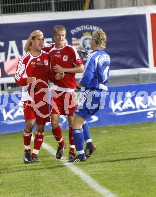 Fussball Red Zac Bundesliga. FC Kaernten gegen SC/ESV Parndorf. Torjubel (FCK). Klagenfurt, am 16.5.2008.
Copyright Kuess

---
pressefotos, pressefotografie, kuess, qs, qspictures, sport, bild, bilder, bilddatenbank