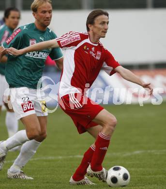 Fussball Red Zac Bundesliga. FC Kaernten gegen SC/ESV Parndorf. Michal Kordula (FCK), Patrick Kasuba (Parndorf). Klagenfurt, am 16.5.2008.
Copyright Kuess

---
pressefotos, pressefotografie, kuess, qs, qspictures, sport, bild, bilder, bilddatenbank