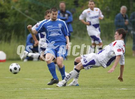 Fussball Regionalliga. SAK gegen SV Gmunden. Darjan Aleksic (SAK), Onur Kandili (Gmunden). Klagenfurt, am 21.5.2008.
Foto: Kuess
---
pressefotos, pressefotografie, kuess, qs, qspictures, sport, bild, bilder, bilddatenbank