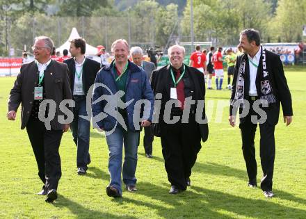 Fussball. Europameisterschaft. Testspiel Euro 2008 -Team Tschechien gegen Kaernten 2008-Team WAC/St. Andrae. Reinhart Rohr, Gerhard Doerfler, Rainer Calmund, Matthias Krenn. Bad Kleinkirchheim, am 24.5.2008.
Copyright Kuess

---
pressefotos, pressefotografie, kuess, qs, qspictures, sport, bild, bilder, bilddatenbank