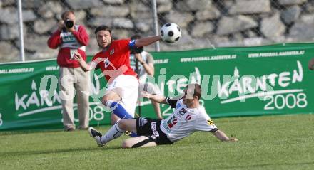 Fussball. Europameisterschaft. Testspiel Euro 2008 -Team Tschechien gegen Kaernten 2008-Team WAC/St. Andrae. Christopher Sauerschnig  (WAC/St. Andrae), Tomas Ujfalusi (Tschechien). Bad Kleinkirchheim, am 24.5.2008.
Copyright Kuess

---
pressefotos, pressefotografie, kuess, qs, qspictures, sport, bild, bilder, bilddatenbank