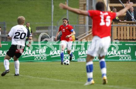 Fussball. Europameisterschaft. Testspiel Euro 2008 -Team Tschechien gegen Kaernten 2008-Team WAC/St. Andrae. Christian Weber (WAC/St. Andrae), Thomas Ujfalusi, Milan Baros (Tschechien). Bad Kleinkirchheim, am 24.5.2008.
Copyright Kuess

---
pressefotos, pressefotografie, kuess, qs, qspictures, sport, bild, bilder, bilddatenbank