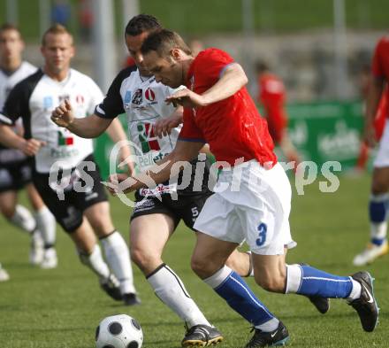 Fussball. Europameisterschaft. Testspiel Euro 2008 -Team Tschechien gegen Kaernten 2008-Team WAC/St. Andrae. Hannes Jochum (WAC/St. Andrae), Jan Polak (Tschechien). Bad Kleinkirchheim, am 24.5.2008.
Copyright Kuess

---
pressefotos, pressefotografie, kuess, qs, qspictures, sport, bild, bilder, bilddatenbank