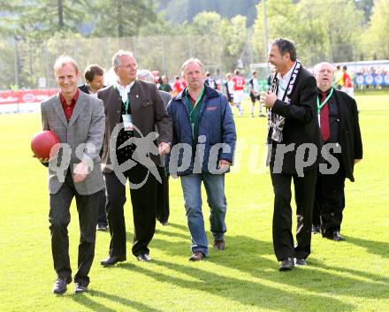 Fussball. Europameisterschaft. Testspiel Euro 2008 -Team Tschechien gegen Kaernten 2008-Team WAC/St. Andrae. Heinz Palme, Reinhart Rohr, Gerhard Doerfler, Bgm. Matthias Krenn, Rainer Calmund. Bad Kleinkirchheim, am 24.5.2008.
Copyright Kuess

---
pressefotos, pressefotografie, kuess, qs, qspictures, sport, bild, bilder, bilddatenbank