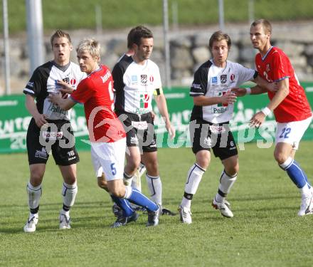 Fussball. Europameisterschaft. Testspiel Euro 2008 -Team Tschechien gegen Kaernten 2008-Team WAC/St. Andrae. Stefan Stueckler, Hannes Jochum, Gernot Rainer (WAC/St. Andrae), Radoslav Kovac, David Rozenahl (Tschechien). Bad Kleinkirchheim, am 24.5.2008.
Copyright Kuess

---
pressefotos, pressefotografie, kuess, qs, qspictures, sport, bild, bilder, bilddatenbank