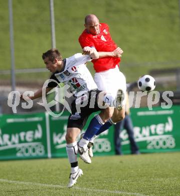 Fussball. Europameisterschaft. Testspiel Euro 2008 -Team Tschechien gegen Kaernten 2008-Team WAC/St. Andrae. Stefan Stueckler (WAC/St. Andrae), Jan Koller (Tschechien). Bad Kleinkirchheim, am 24.5.2008.
Copyright Kuess

---
pressefotos, pressefotografie, kuess, qs, qspictures, sport, bild, bilder, bilddatenbank