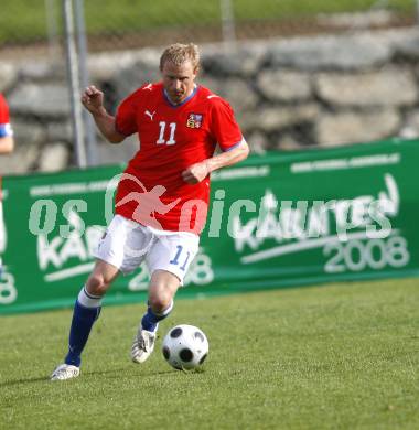 Fussball. Europameisterschaft. Testspiel Euro 2008 -Team Tschechien gegen Kaernten 2008-Team WAC/St. Andrae. Stanislav Vlcek (Tschechien). Bad Kleinkirchheim, am 24.5.2008.
Copyright Kuess

---
pressefotos, pressefotografie, kuess, qs, qspictures, sport, bild, bilder, bilddatenbank