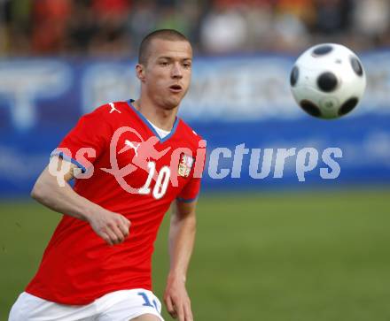 Fussball. Europameisterschaft. Testspiel Euro 2008 -Team Tschechien gegen Kaernten 2008-Team WAC/St. Andrae. Vaclav Sverkos (Tschechien). Bad Kleinkirchheim, am 24.5.2008.
Copyright Kuess

---
pressefotos, pressefotografie, kuess, qs, qspictures, sport, bild, bilder, bilddatenbank