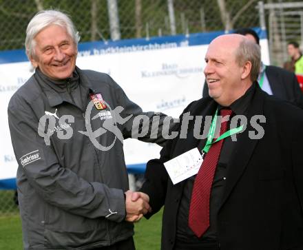 Fussball. Europameisterschaft. Testspiel Euro 2008 -Team Tschechien gegen Kaernten 2008-Team WAC/St. Andrae. Trainer Karel Brueckner (Tschechien), Rainer Calmund. Bad Kleinkirchheim, am 24.5.2008.
Copyright Kuess

---
pressefotos, pressefotografie, kuess, qs, qspictures, sport, bild, bilder, bilddatenbank